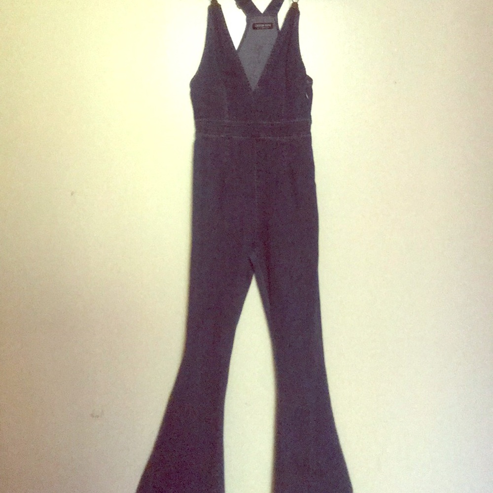 Fashion Nova Jean jumpsuit